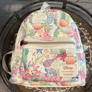 The Little Mermaid Disney Loungefly Backpack -used- one owner- smoke free home